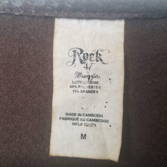 Rock 47 wrangler women's brown open front cardigan - Picture 3 of 8